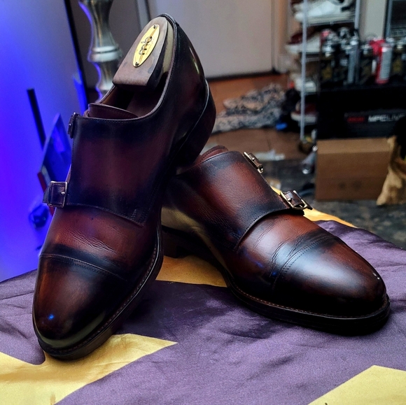 John Lobb 'William' Double Monk Shoes - Picture 7 of 9